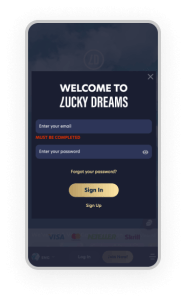 lucky dreams mobile app
